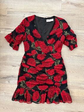 Keepsake the Label Red & Black Party Dress
